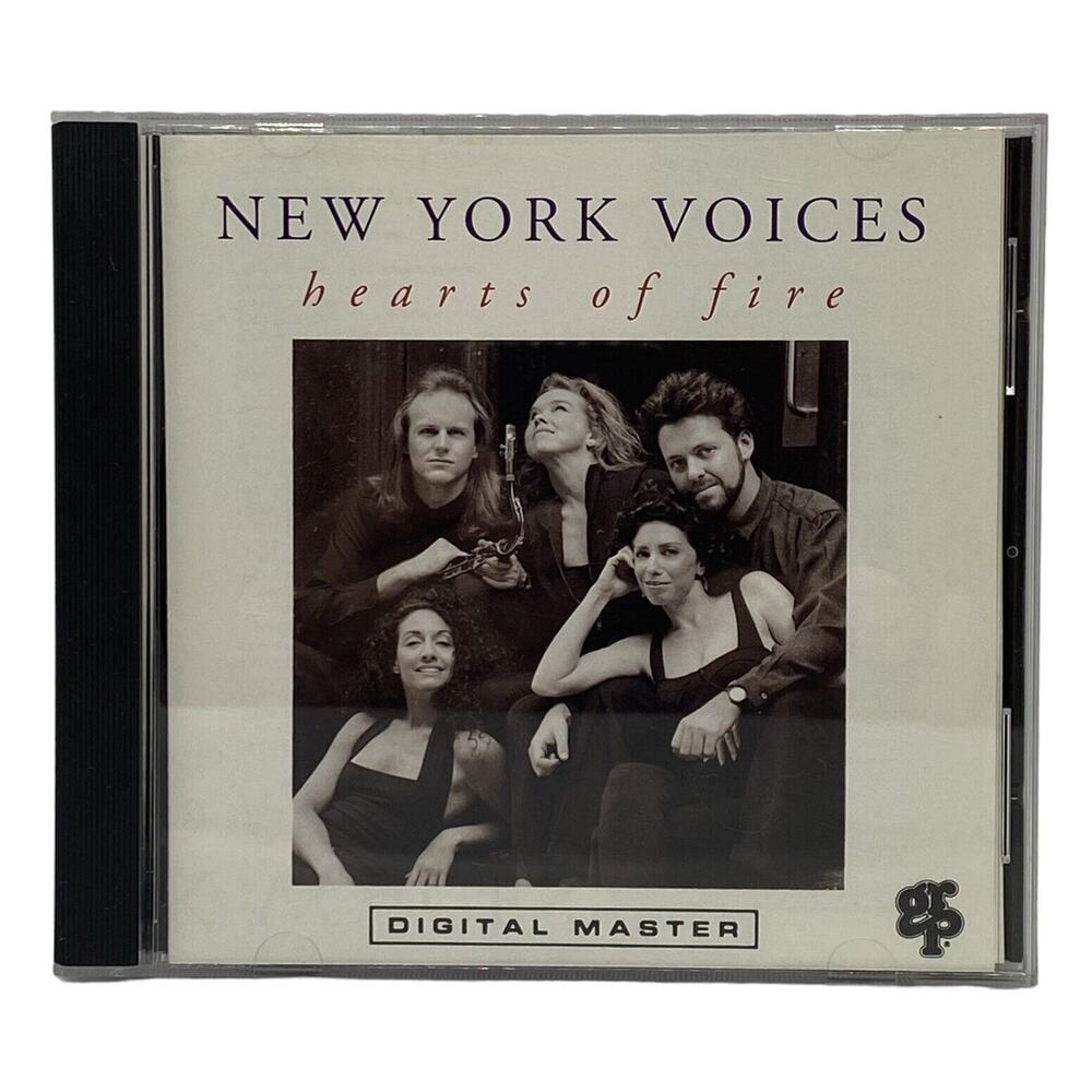 New York Voices - Hearts of Fire CD 1991 GRP Records Pop Vocals Smooth Jazz